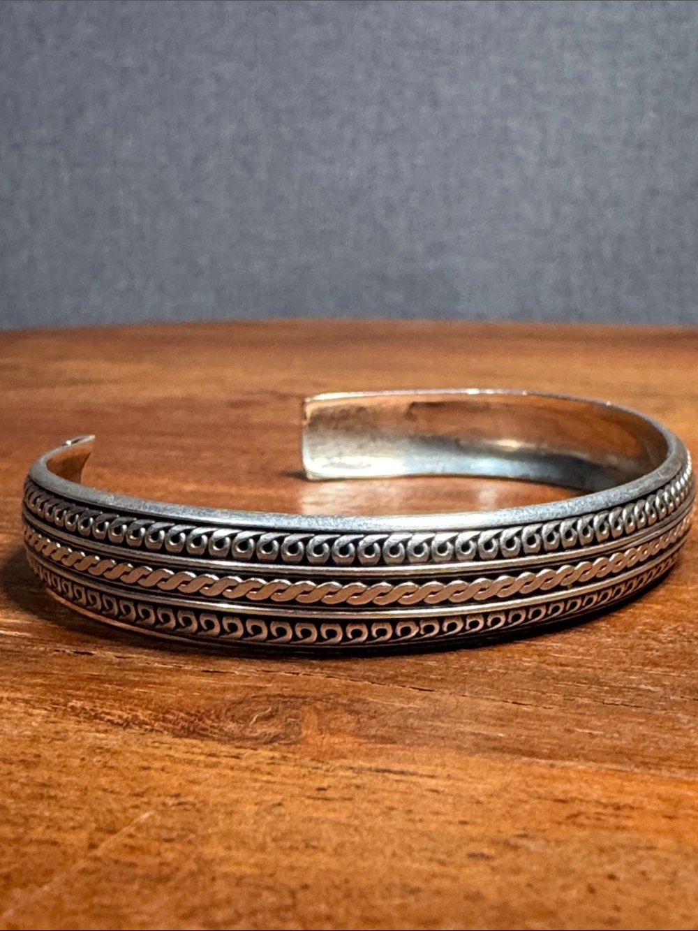 Sterling Silver detailed Cuff Bracelet